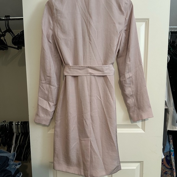 Express Women's Trench Coat - Soft Pink - Picture 4 of 4